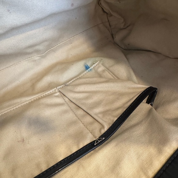 Tory Burch Black Nylon and Patten Leather Bag - Picture 14 of 14